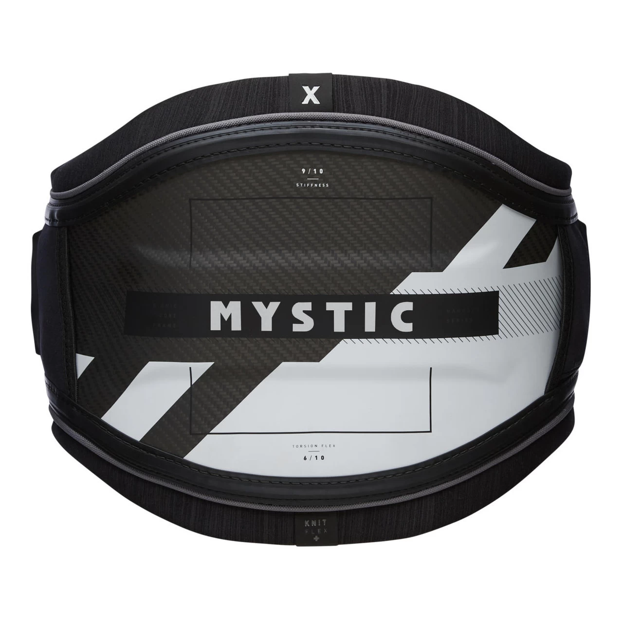 2022 Mystic Majestic X Waist Harness - Black/White 3 2022 Mystic Majestic X Waist Harness - Black/White