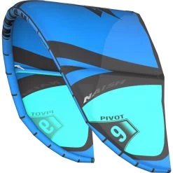 Naish S26 Pivot Kiteboarding Kite (KO) -Surfing Gear Shop S26KB Kites Pivot Blue LeftAngle HiRes RGB 1280px 83316.1631819818