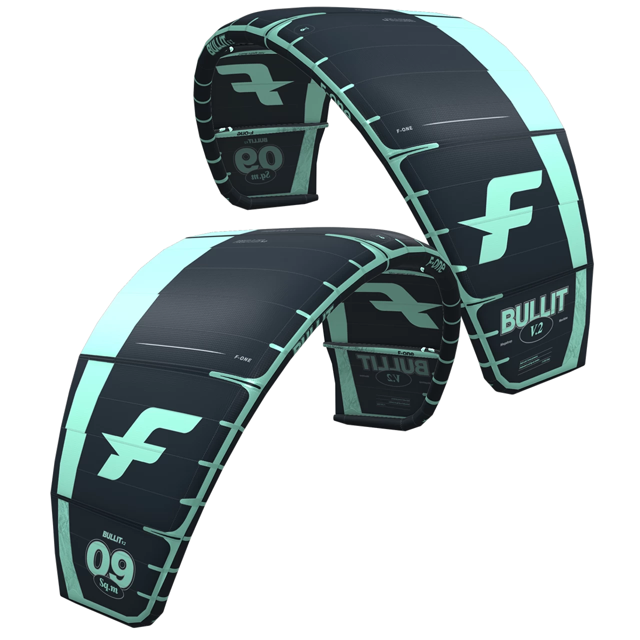 2023 F-One Bullit V2 Kiteboarding Kite 4 2023 F-One Bullit V2 Kiteboarding Kite - Image 2