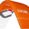 Ozone Explore V2 Snow Kiteboarding Kite -Surfing Gear Shop explore v2 orange 65949.1676481398