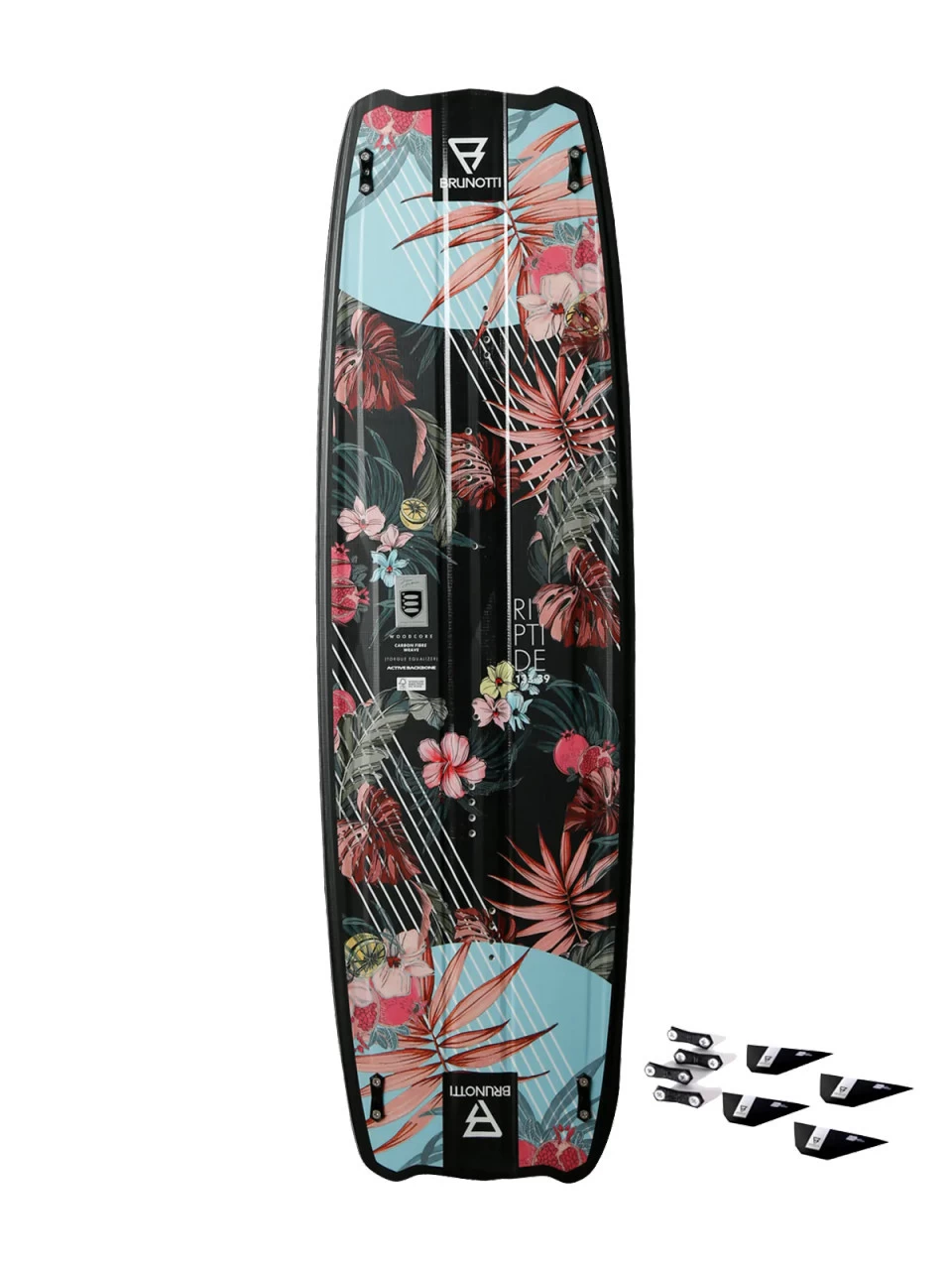 Brunotti Riptide Blossom Kiteboard Complete W/ Straps 5 Brunotti Riptide Blossom Kiteboard Complete W/ Straps - Image 3