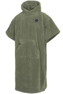 Mystic Teddy Poncho -Surfing Gear Shop teddy poncho green front 58559.1656009639