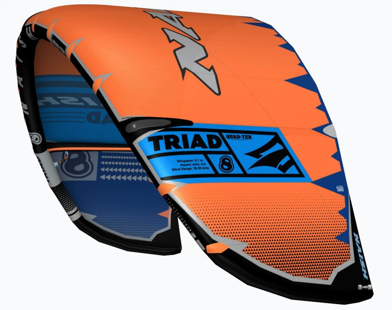 S25 Naish Triad Kiteboarding Kite 4 S25 Naish Triad Kiteboarding Kite - Image 2