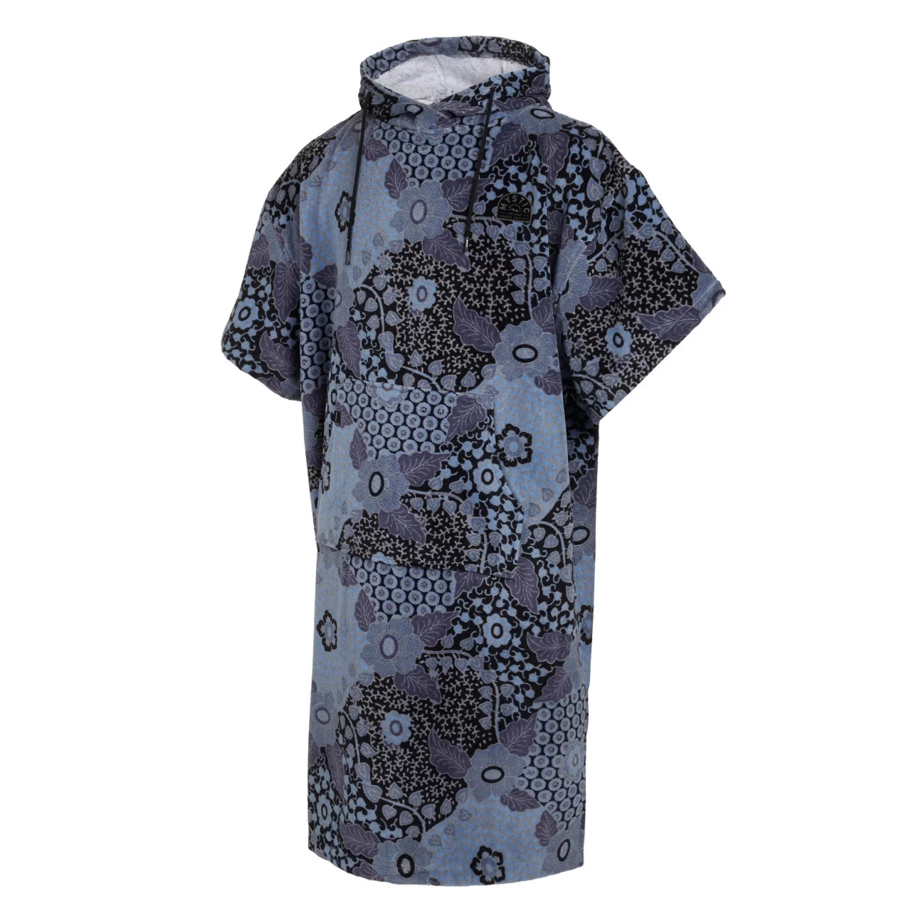 2022 Mystic Poncho Velours AOP - Blue/Black 3 2022 Mystic Poncho Velours AOP - Blue/Black