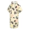 2022 Mystic Poncho Velours AOP - Pastel Yellow -Surfing Gear Shop velours aop pastel yellow front 72925.1660156385